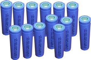 Hongli "Lithium Rechargeable 3.7 Volt 18650 1200 mAh 13 set " Battery ...