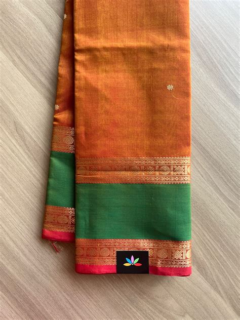 Rettapet Border Handloom Kanchi Silk Cotton Saree -13993 – FABK