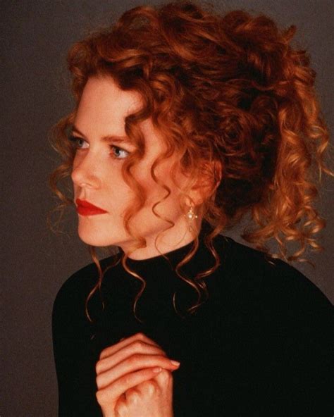 Nicole Kidman, 1990 | Red curly hair, Hair inspiration, Long hair styles
