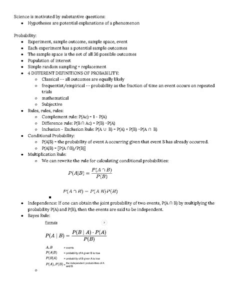 IB 120 Exam 2 Prep - Science is motivated by substantive questions ...