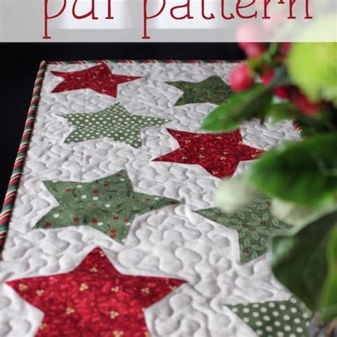 Image result for Star Table Runner Free Pattern