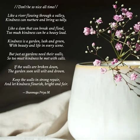 //Don't be so nice all ti... | Quotes & Writings by Dr. Shanmuga Priya ...