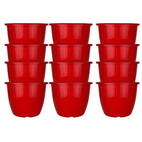 Amazon Brand - Umi Plastic Duro Flower Pot for Gardening, Indoor ...