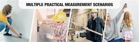 iSiLER Laser Distance Meter, 50M Range Digital Measuring Tape with ...