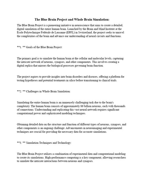 Blue Brain Project 的图像结果