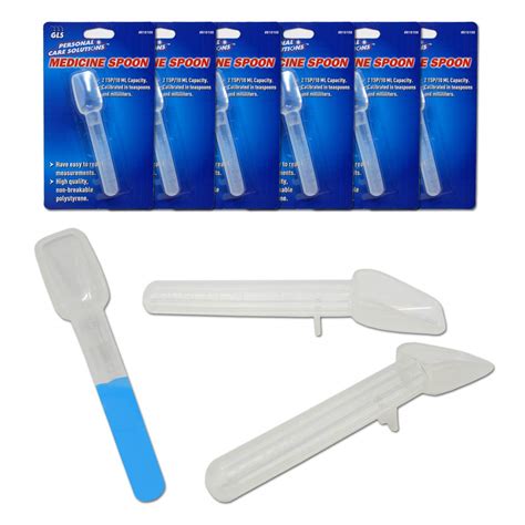 Medicine Spoons Graduated Spoon 2 TSP | 10 ml Medicine Measuring Scoop ...