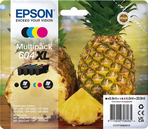 Epson 604XL Pineapple, Genuine Black Ink Cartridge : Amazon.co.uk ...