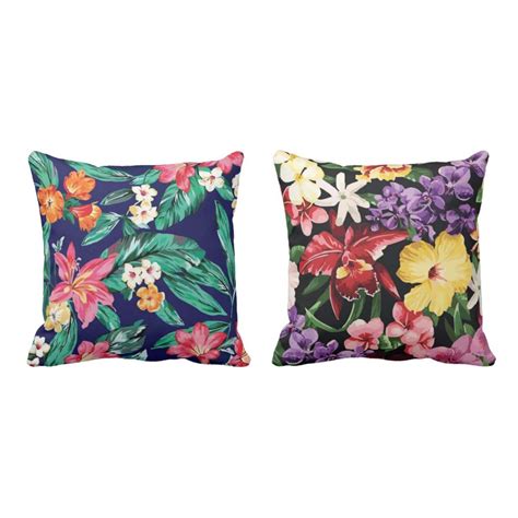 Buy TheYaYaCafe® 24X24 inches Set of 2 Cushion Covers Digitally Floral ...