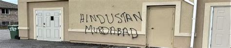 Hindu Temple Vandalised In Canada; Police Describes It As 'Hate ...