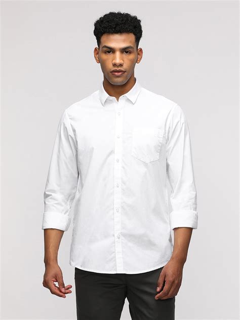 Buy Comfort Fit White Shirt for Sporty Comfort – Crocodile