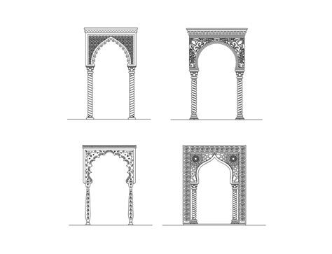 Arch Design CAD Block (Download Free Dwg.) - Layak Architect
