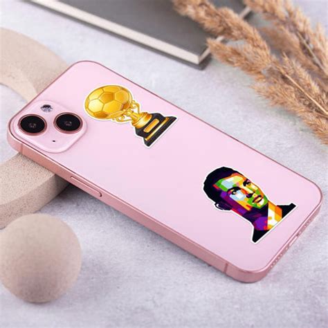 Soccer Football Players Waterproof Stickers - Pack of 65 | Diverse ...