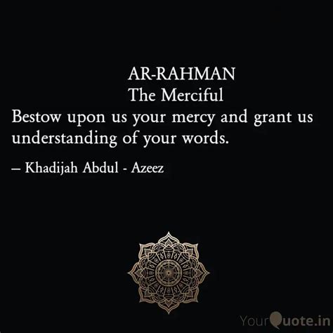 AR-R... | Quotes & Writings by Khadijah Abdul - Azeez | YourQuote