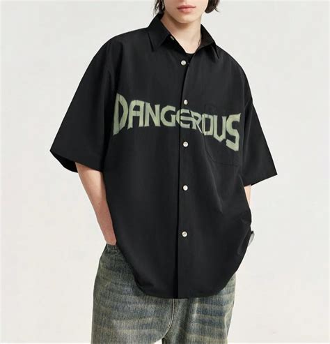 Cuban Collar oversize shirt – Dee Rio