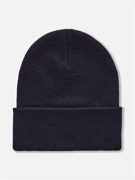 Mens Navy Deep Cuff Beanie Hat | Primark
