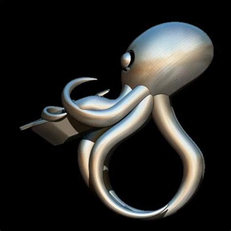 Octopas 3D Model STL & 3DM - Exquisite Pendant Design