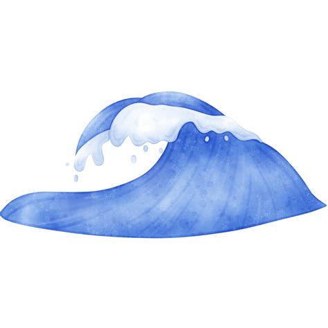 aguarela oceano ondas, aceno, onda ilustração, oceano ilustração 22584832 PNG