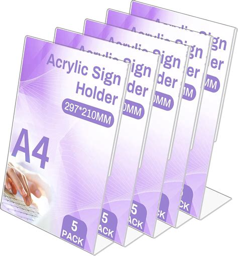 Plastic Display Stands A4 at Marvella Luce blog