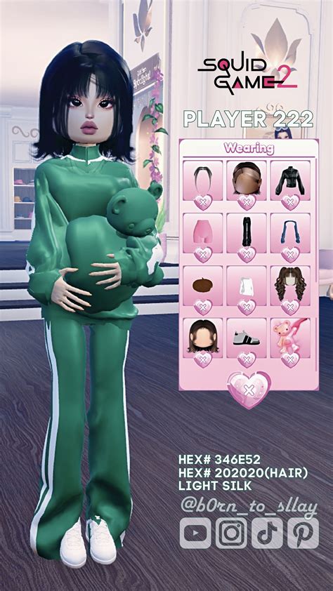 NON-VIP Squid Game doll Dress To Impress | Dress to impress, Game ...