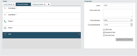 Create an Order Form
