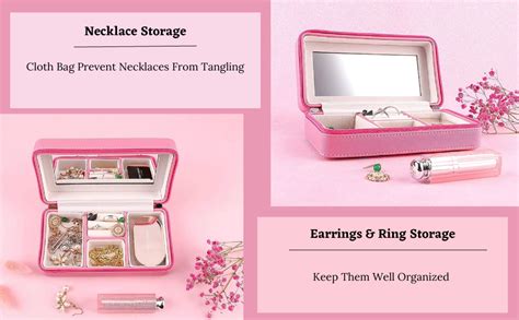 Agroha Jewelry Box, Jewelry Box Logos Travel Cosmetic Jewelry Casket ...