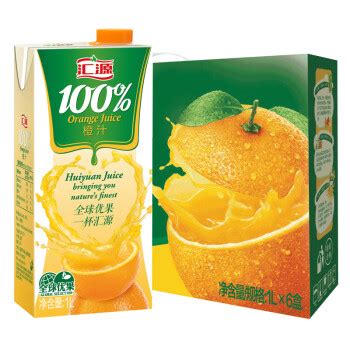 【汇源果汁】汇源果汁 100%橙汁 果汁饮料1L*6盒 整箱【行情 报价 价格 评测】-京东
