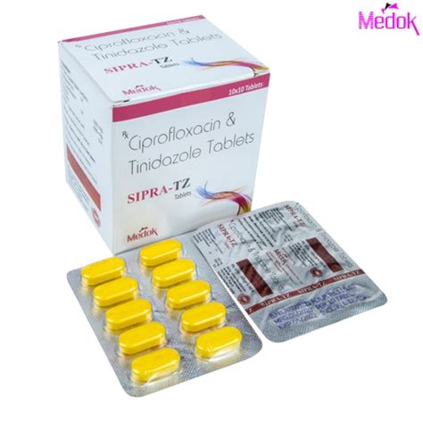 Sipra TZ - Ciprofloxacin Tinidazole tablet - Medok Life Sciences Pvt. Ltd