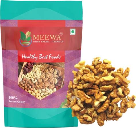 MEEWA 1 KG AKHROT GIRI PREMIUM WALNUT QUARTER KERNELS | PRESERVATIVE ...