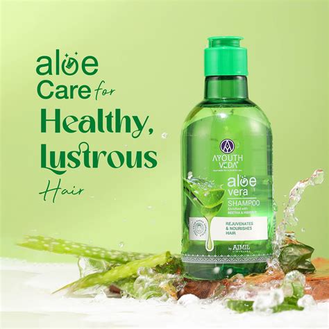 Ayouthveda Aloe Vera Shampoo for Hair Fall, Dandruff & Itchy Scalp | R