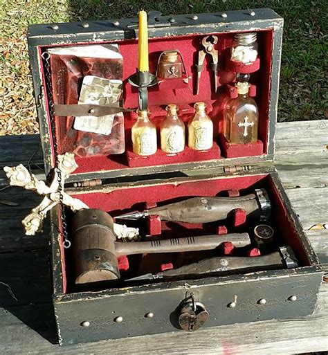 Antique Vampire Hunter Kit Vampire Hunter Kit Interior By