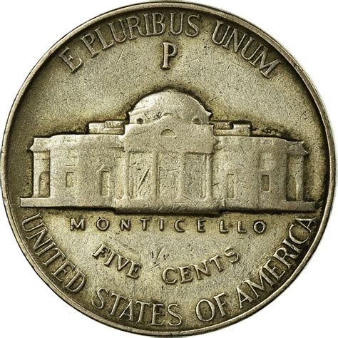 Five Cents 1942 Jefferson Nickel, Coin from United States - Online Coin ...