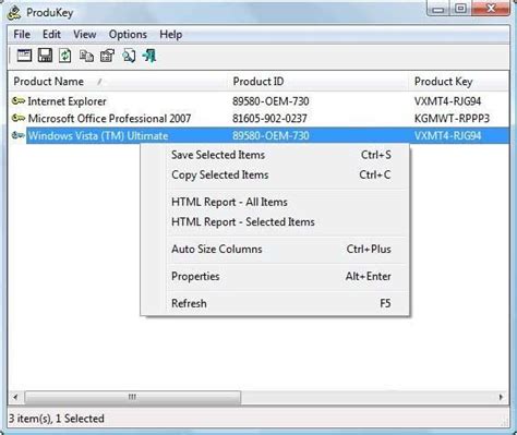 Image result for ProduKey Windows 1.0