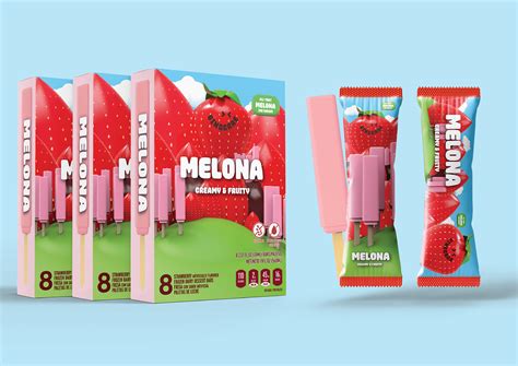 MELONA ICE CREAM ISLAND BRANDING :: Behance