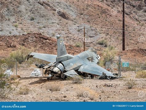 US Air Force F-16 Aircraft Crash Site Editorial Photography - Image of ...