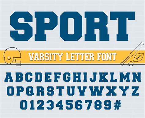 Varsity Font Varsity Letter Font Sport Font College Font Baseball Font ...