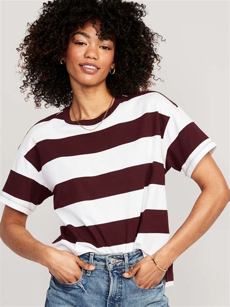 Striped T Shirt Ladies