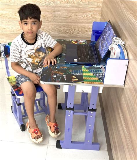 Toby Study Desk Chair Set for Kids with Drawer, Primary School Homework ...