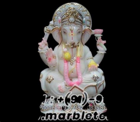 White Marble Ganesh Statues & Lakshmi Ganesh Idols Maker Jaipur ...