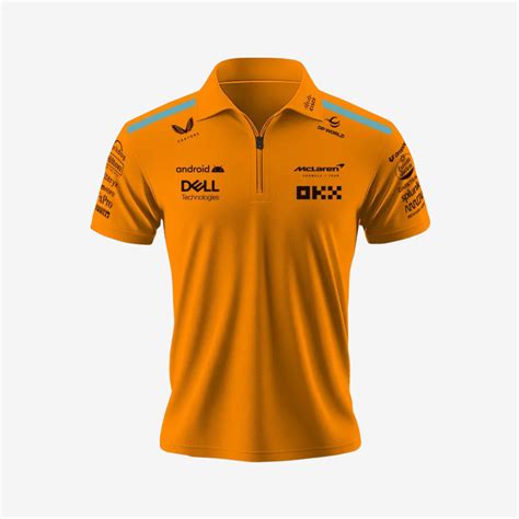 McLaren Half-Zip Polo T-Shirt – Bombyy Clothings