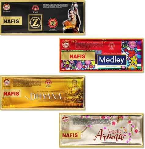 Nafis Natural Incense Stick Agarbatti Fragrance,Hand Rolled for Pooja ...