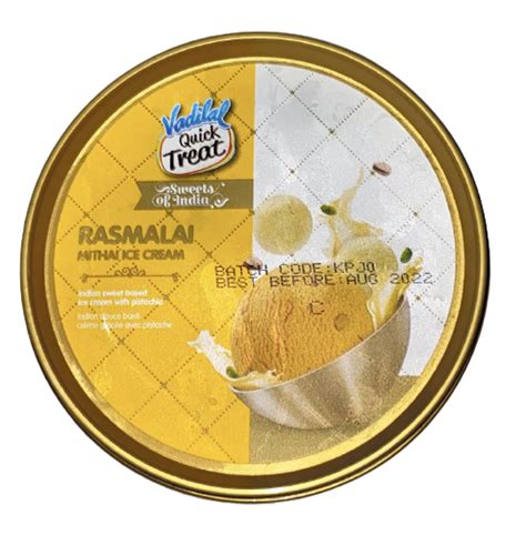 Vadilal Rasmalai Ice Cream 100ml – JFK Grocery Inc.