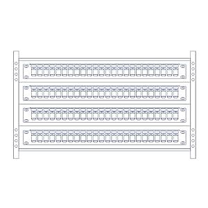 TRENDnet's 24-Port Blank Keystone 1U Patch Panel