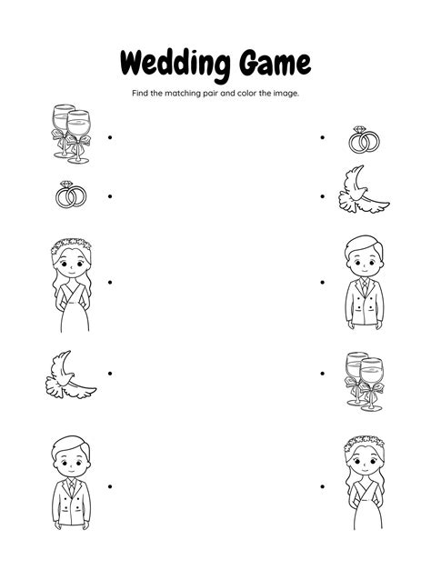 Kids wedding activity book 5 free pdf printables – Artofit