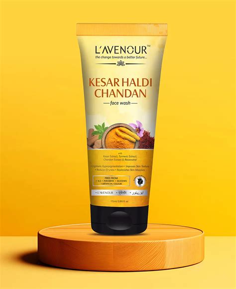 L'avenour Kesar Haldi Chandan Face Wash - Unisex Ubtan Face Wash – L ...