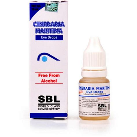 5 Packs SBL Cineraria Maritima (Alcohol Free) Eye | Ubuy India