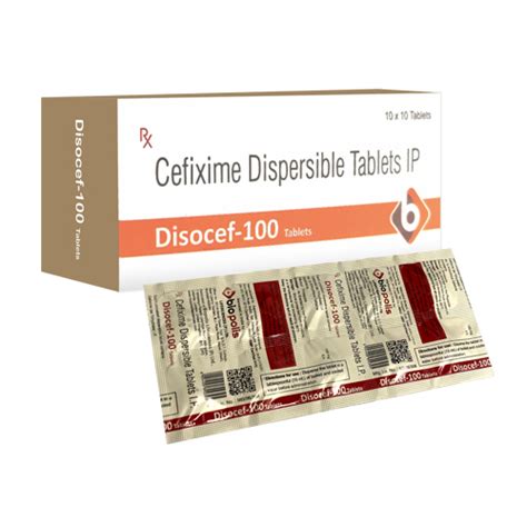 Disocef 100 - Cefixime Dispersible Tablets IP - Biopolis Lifesciences ...