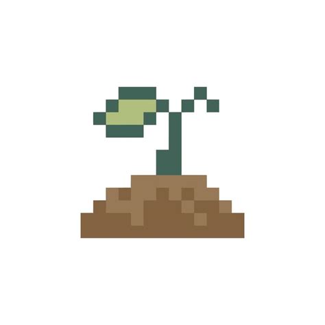 Sprout pixel icon retro aesthetic 58565171 Vector Art at Vecteezy