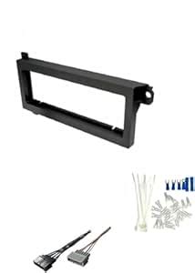Single DIN Car Stereo Radio Install Dash Kit, Wire Harness, and Install ...
