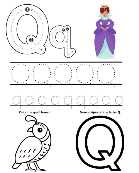 Letter Q Worksheets Free Letter Q Worksheets For Kindergarten Active