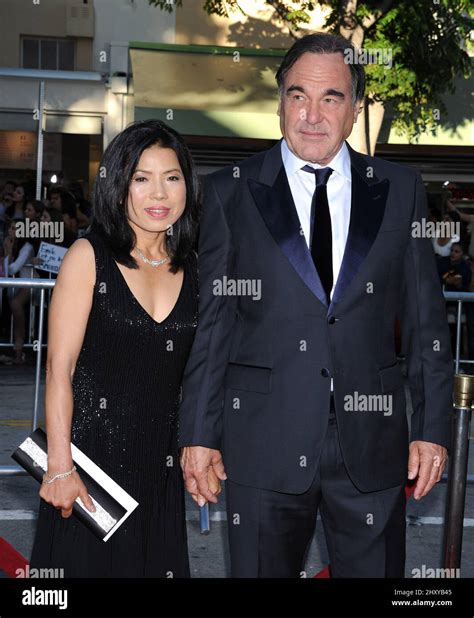 Oliver Stone and wife Sun-jung Jung attends "Savages" world premiere ...